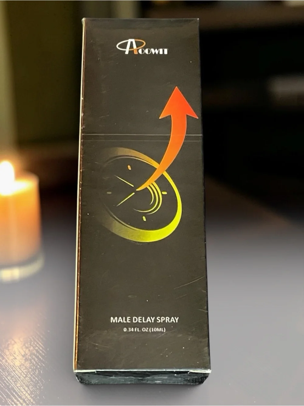 Aoowit Male Delay Spray One Box x .34 oz Topical Desensitizing Spray NEW NIB